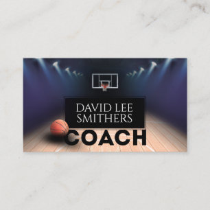 Tarjeta De Visita Basketball Coach