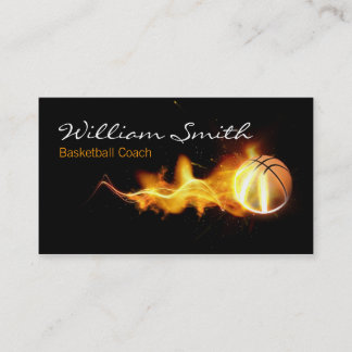 Tarjeta De Visita Basketball Coach Business Card