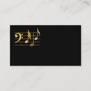 Tarjeta De Visita Bass clef