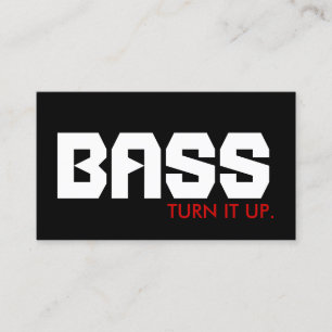 Tarjeta De Visita BASS : sube.