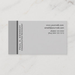 Tarjeta De Visita Bastante de muy buen gusto color neutral sutil