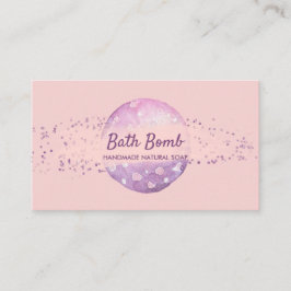 Tarjeta De Visita Bath Bomb Natural Soap Spa Sauna