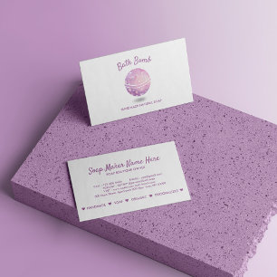 Tarjeta De Visita Bath Bomb Spa Natural Soli