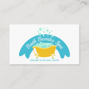 Tarjeta De Visita Bathtubs Spa Bubble Shampoo