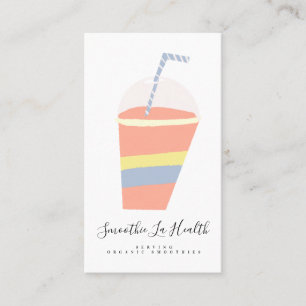 Tarjeta De Visita Batido de Frutas de la Licuadora de Bebidas