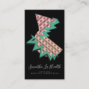 Tarjeta De Visita Batido de smoothie de frutas Rodaja de sandía Pop