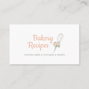 Tarjeta De Visita Batir firma de repostería linda