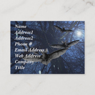 Tarjeta De Visita Bats Business Cards