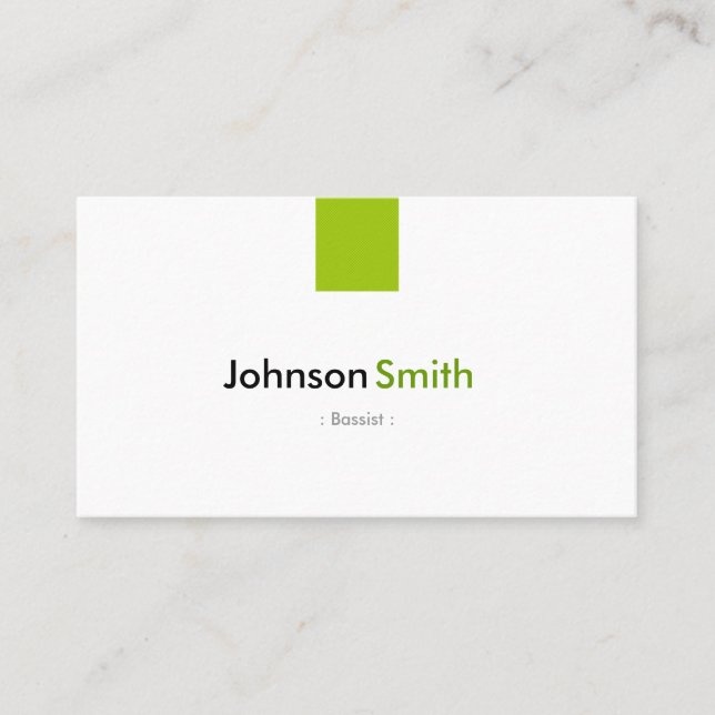 Tarjeta De Visita Battend - Simple Mint Green (Anverso)