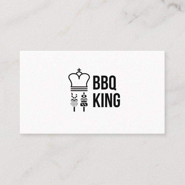 TARJETA DE VISITA BBQ KING (Anverso)