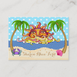 Tarjeta De Visita Beach Business Card - ¡ME ENCANTA! SRF