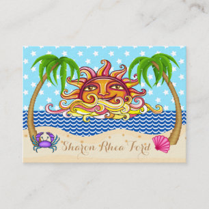Tarjeta De Visita Beach Business Card - ¡ME ENCANTA! SRF