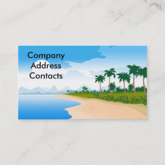 Tarjeta De Visita beach_day, CompanyAddressContacts