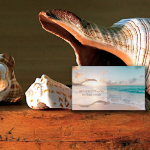 Tarjeta De Visita Beach Fashion Boutique Business Card