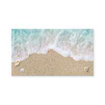 Beach Waves Sandy Toes Salty Kiss Business Card