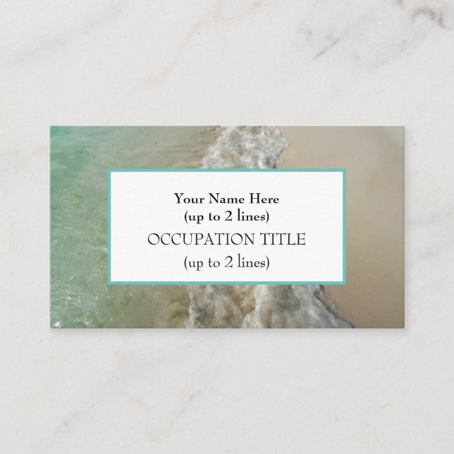 Tarjeta De Visita ¡Beachy Na! 1 (Anverso)