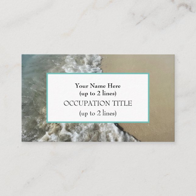 Tarjeta De Visita ¡Beachy Na! 2 (Anverso)