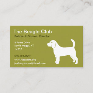 Tarjeta De Visita Beagle