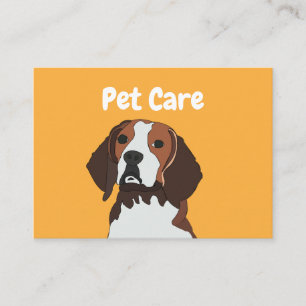 Tarjeta De Visita Beagle Dog Pet Care Beagle