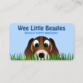 Tarjeta De Visita Beagle Puppy Personalizado Breeder Perro