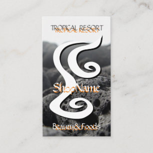 Tarjeta De Visita Beauty&Food Salon Tropical Resort