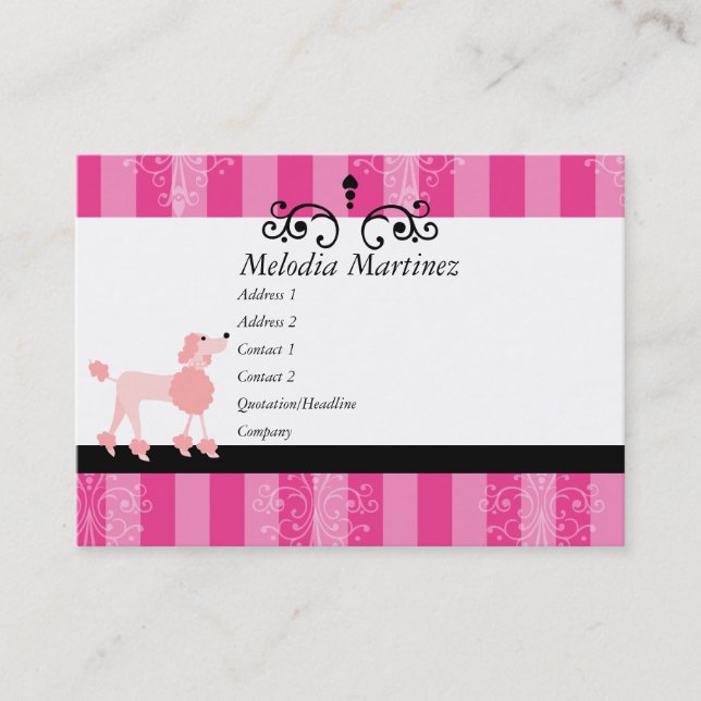 Tarjeta De Visita Beauty Puppy (Anverso)