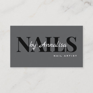Tarjeta De Visita Beauty Salon Nails Business Card
