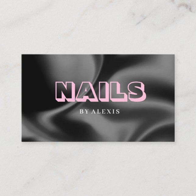 Tarjeta De Visita Beauty Studio Lashed Business Card (Anverso)