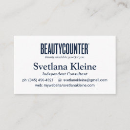 Tarjeta De Visita Beautycounter Scratch Off Cajas