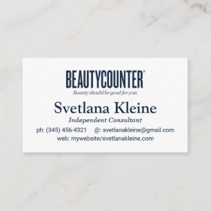 Tarjeta De Visita Beautycounter Scratch Off Cajas