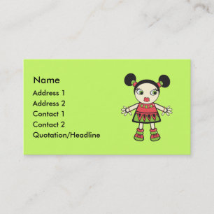 Tarjeta De Visita Bebé de sandía