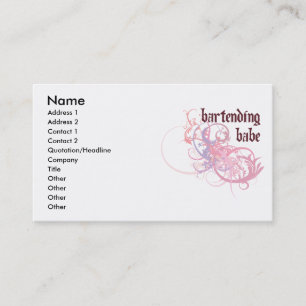 Tarjeta De Visita Bebé que sirve