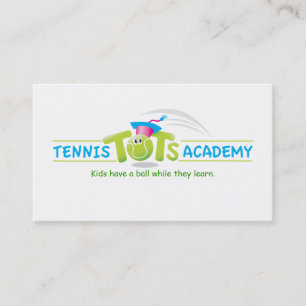 Tarjeta De Visita Bebés Academy_template del tenis