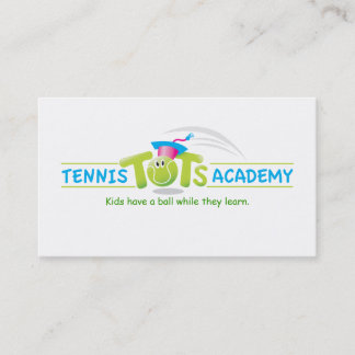 Tarjeta De Visita Bebés Academy_template del tenis