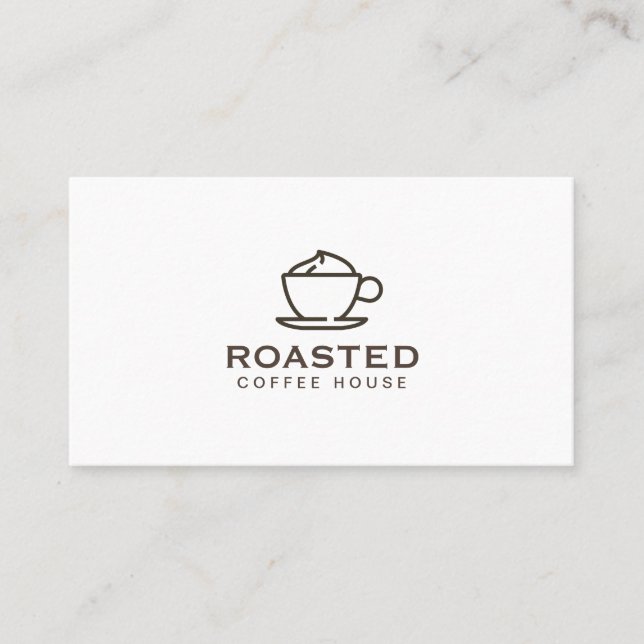 Tarjeta De Visita Bebida de café especial (Anverso)