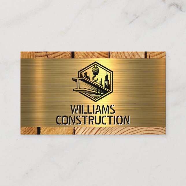 Tarjeta De Visita Bebida de sujeción de la grúa de Winch (Anverso)