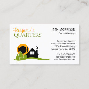 Tarjeta De Visita Bed and Breakfast B&B Business Card