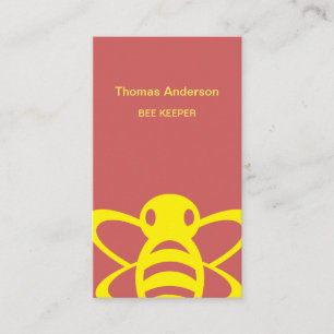 Tarjeta De Visita Bee Farm Bee Keeper Business Card