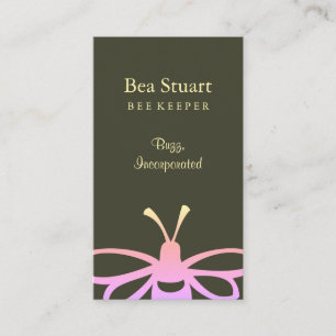 Tarjeta De Visita Bee Rainbow Business Card