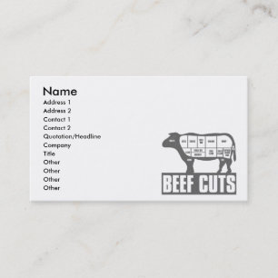 Tarjeta De Visita Beef_Cuts