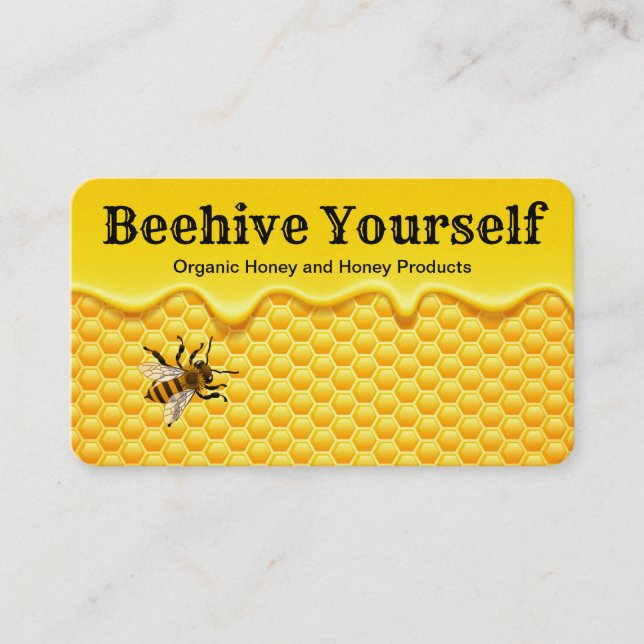 Tarjeta De Visita Beehive Yourself Business Card (Anverso)