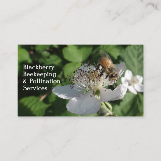 Tarjeta De Visita Beekeeper Blackberry (Anverso)