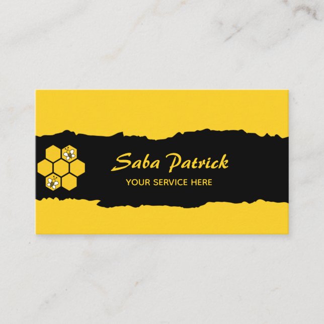 Tarjeta De Visita Beekeeper Business Card (Anverso)