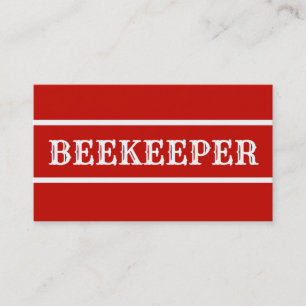 Tarjeta De Visita Beekeeper Business Card