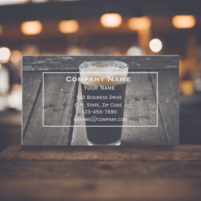 Tarjeta De Visita Beer Business Card (Subido por el creador)