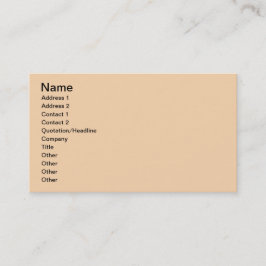 Tarjeta De Visita Beige