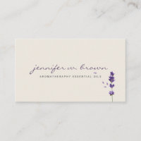Beige Florista Lavanda Hoja De Hierba Botánico