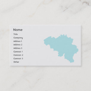 Tarjeta De Visita Bélgica - Negocios
