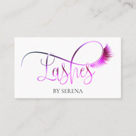 Tarjeta De Visita Bella maquillaje Chica Lash