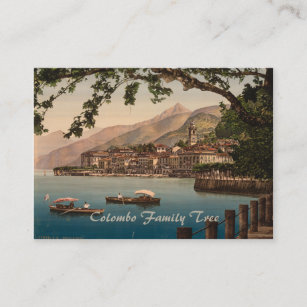 Tarjeta De Visita Bellagio I, lago Como, Lombardía, Italia